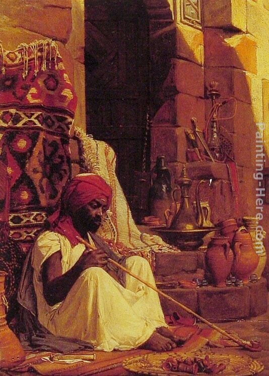 Jean-Jules-Antoine Lecomte du Nouy The Opium Smoker